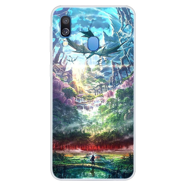 For Samsung A40 Case 2019 Silicone