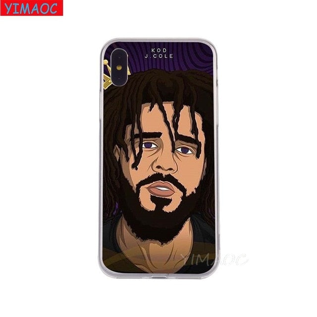 Hip hop Soft TPU Silicone Case Cover for iPhone